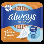 Always Ultra Normal Plus hygienické vložky 10 kusů