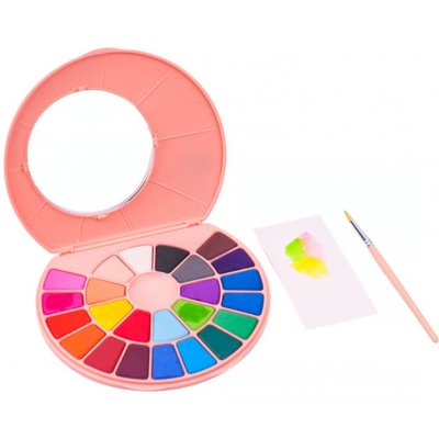 HIMI akvarelové barvy Solid 24 Colours in Pans (Pink Edition) – Sleviste.cz
