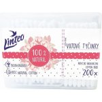 Linteo Satin Vatové tyčinky v sáčku 200 ks – Zboží Dáma