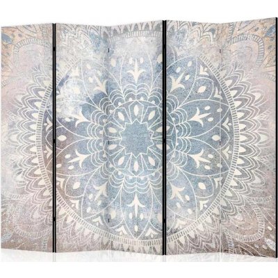 Fabulo paraván 5 dílný Mandala 172 x 225 cm stejný design na obou stranách – Sleviste.cz