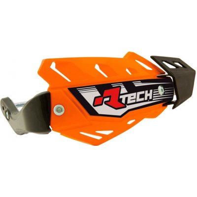 RACETECH (RTECH) kryty páček FLX ATV/QUAD barva oranžová (Z 3 RODZAJAMI uchycovací do řídítek) (R-KITPMATVARF)