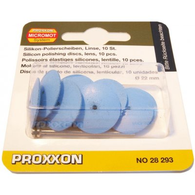 Proxxon 28293 Silikonová leštící tělíska (kotouče) 10 ks   stopka – HobbyKompas.cz