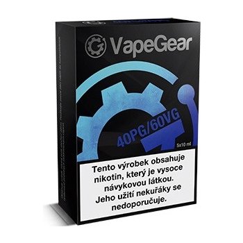 VapeGear nikotinový booster 20mg 5x10ml PG40/VG60