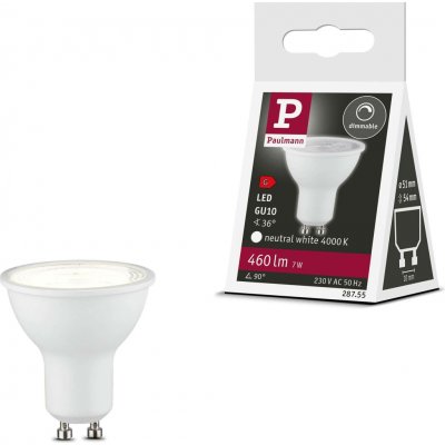 Paulmann LED reflektor 7 W bílá mat GU10 4.000K neutrální bílá – Hledejceny.cz