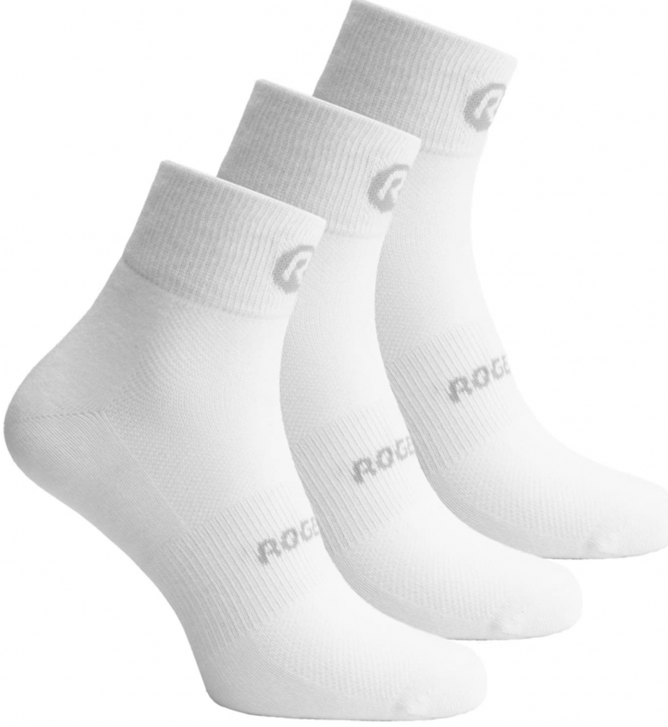 Rogelli Funkční ponožky CORE 3 páry bílé