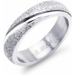 BRUNO Pískovaný prsten s drážkou S4170 - velikost 4 (EU: 46,5 - 48,5) – Zboží Mobilmania