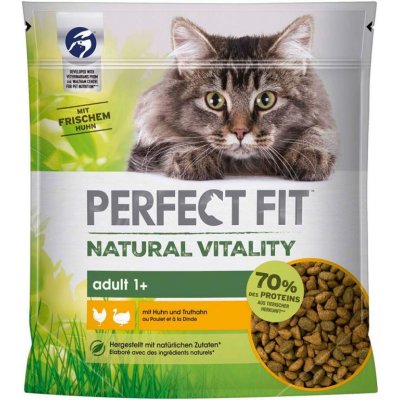 Perfect Fit Cat Natural Vitality kuřecí a krůtí 6 kg