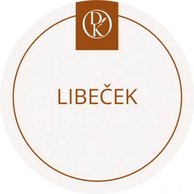 Davídkovo koření Etiketa Libeček béžová průměr 4,5 cm 1 ks – Hledejceny.cz