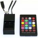 Eurocase Controller + dálkový ovladač pro RGB ventilátor CB-RC-VENst – Zbozi.Blesk.cz