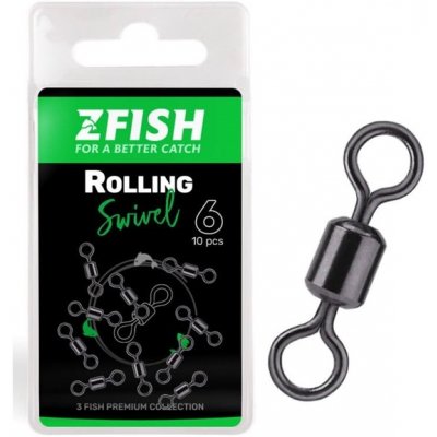 ZFISH Obratlík Rolling Swivel vel. 16 10 ks – Zboží Mobilmania