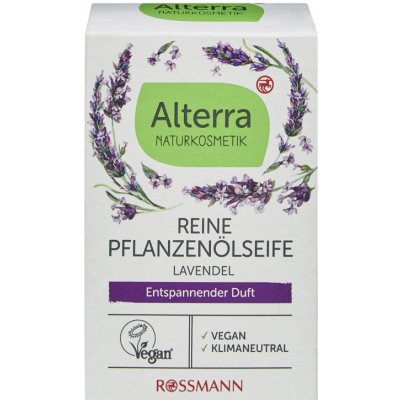 Alterra Naturkosmetik mýdlo z rostlinných olejů levandule 100 g – Sleviste.cz
