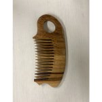 Dřevotéka dřevěný hřeben na vlasy s otvorem ořech 14 cm – Zboží Dáma