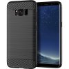 Pouzdro a kryt na mobilní telefon Samsung Forcell CARBON Samsung Galaxy S8 černé