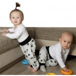 Esito Dětské tepláky Radovan bílo modrá – Zboží Mobilmania