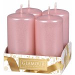 Nohel Garden Svíčka adventní metalická lesklá d4x8cm 4ks – Sleviste.cz