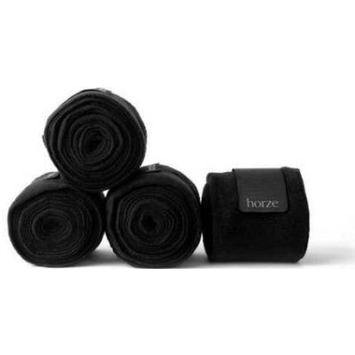 HORZE Bandáže fleecové černé – Zboží Dáma
