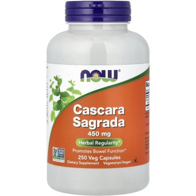 Now Foods Foods Cascara Sagrada 450 mg 250 kapslí – Hledejceny.cz