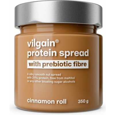 Vilgain Proteinový krém s prebiotickou vlákninou skořicová rolka 350 g – Zbozi.Blesk.cz