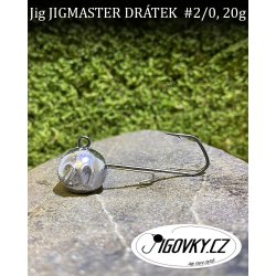 Jigovky.cz Jigové hlavičky Jigmaster Drátek vel.2 20g 5ks