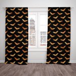 IMPAR Závěsy Halloween bats (Rozměr : 140x250, Materiál: Blackout) – Hledejceny.cz