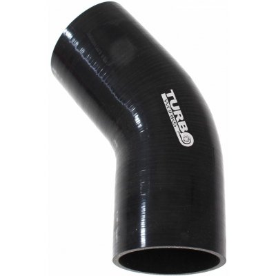 TurboWorkS Silikonová hadice - 45° černá 45 mm – Hledejceny.cz