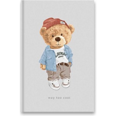 Shkolyaryk Záznamní kniha Teddy Bear A6, čtverečkovaná, 80 listů – Hledejceny.cz