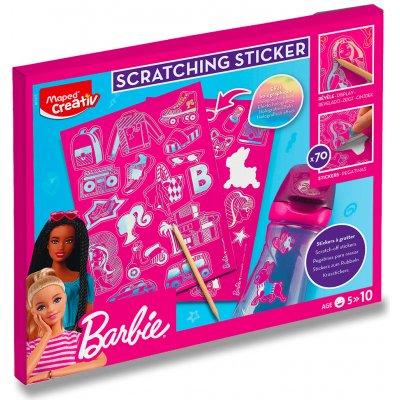 Maped Creativ Barbie Scratching Sticker kreativní sada – Hledejceny.cz
