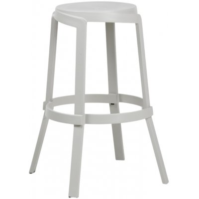 Nardi Bílá plastová zahradní barová židle Stack Maxi 76,5 cm – Hledejceny.cz