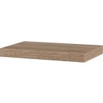 Autronic Polička nástěnná 40 cm, MDF, 3D dekor dub sonoma P-023 SON1 – Hledejceny.cz