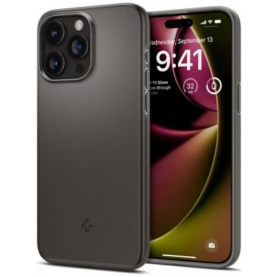 Pouzdro Spigen Thin Fit iPhone 15 Pro Max gunmetal – Hledejceny.cz