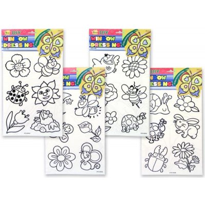 Anděl Předloha k barvám na sklo 1558 vyvýšená kontura – Sleviste.cz