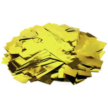 Tcm Fx metalické obdélníkové konfety 55x18mm zlaté 1kg