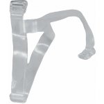 Průhledná silikonová ramínka šíře 10 mm odepínatelná, zakončená háčky – Zboží Dáma