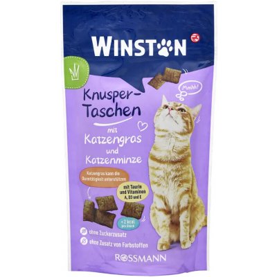 Winston Křupavé taštičky s kočičí trávou a šantou 50 g – Hledejceny.cz