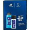 Kosmetická sada Adidas UEFA Best Of The Best deodorant s rozprašovačem 75 ml + sprchový gel 250 ml