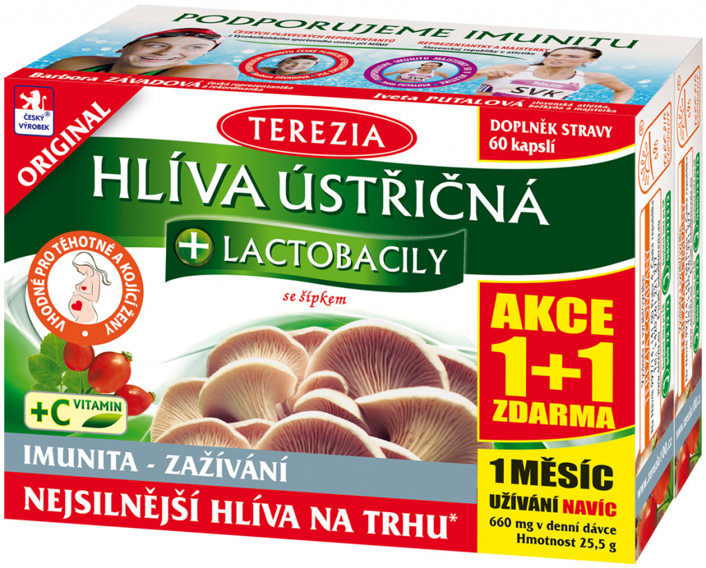 Terezia Company Hlíva ústřičná s lactobacily 120 tablet
