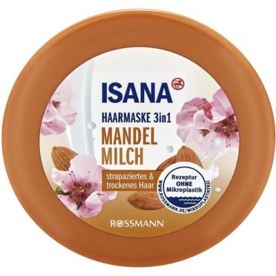 Isana vlasová maska 3v1 s mandlovým mlékem 250 ml – Zboží Dáma