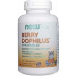 Now Foods Berry Dophilus Kids probiotika pro děti 120 žvýkacích pastilek – Hledejceny.cz
