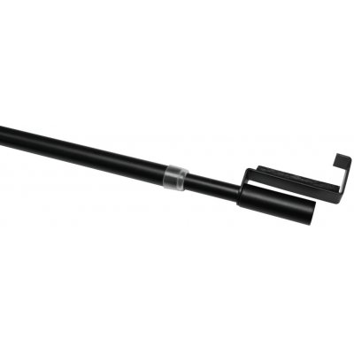 Gardinia Nastavitelná vitrážní tyč kovová černá matná pr. 7/9 mm, 60 - 90 cm – Hledejceny.cz