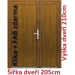 Soft Dvoukřídlé vchodové plné Emily bílá 210 x 205 cm – Hledejceny.cz
