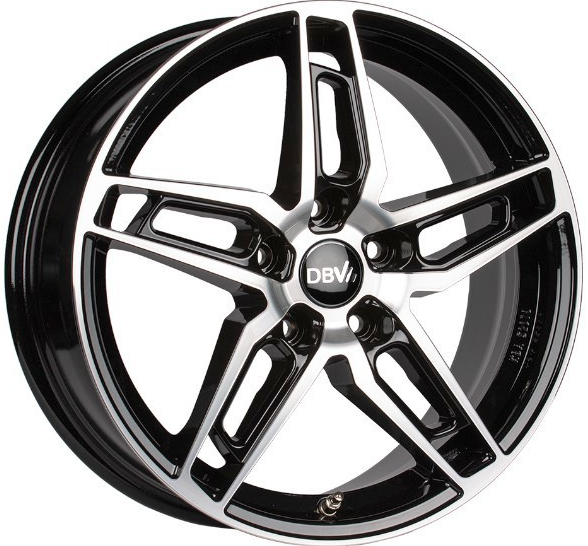 DBV 5DS 005 8x18 5x108 ET45 black polished