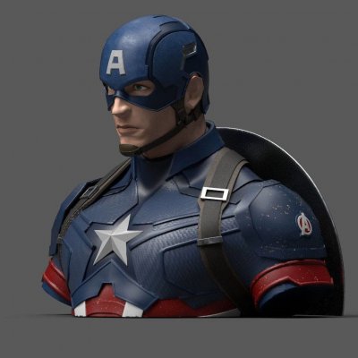 Marvel Comics Coin Bank Captain America 22 cm – Zboží Mobilmania