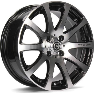 Carbonado GTR Sports 4 6,5x15 5x100 ET35 black polished – Zboží Mobilmania