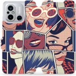 Pouzdro Mobiwear Flip Xiaomi Redmi 12C - VP18P Komiks – Zboží Mobilmania