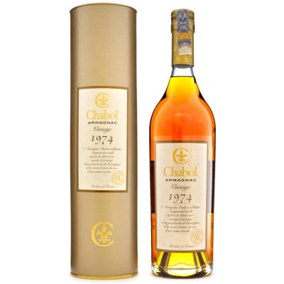Chabot armagnac Vintage 1974 40% 0,7 l (tuba) – Zboží Dáma
