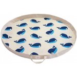 3 Sprouts Hrací podložka Vak Whale Blue – Sleviste.cz