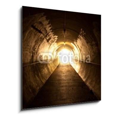 Obraz 1D - 50 x 50 cm - light at the end of the tunnel světlo na konci tunelu – Zboží Mobilmania