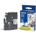 Brother TZE-131, černý tisk průsvitný podklad 8 m x 12 mm – Zboží Dáma