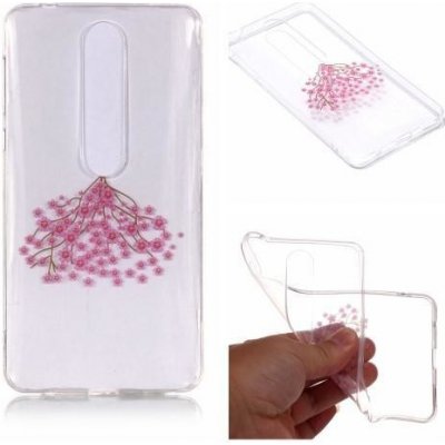 Pouzdro Printy silikonové Nokia 6.1 - květinky – Zboží Živě