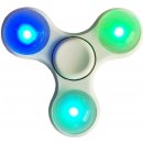 Fidget Spinner s LED osvětlením bílý